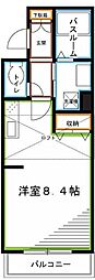 G-House ワンルームの間取図画像