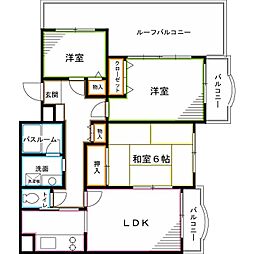 アステール荻窪 3LDKの間取図画像