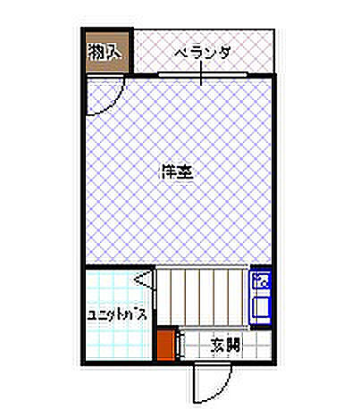 香里グリーンハイツ ｜大阪府寝屋川市香里新町(賃貸マンション1R・1階・18.00㎡)の写真 その2