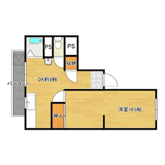 成田ハイツ ｜大阪府寝屋川市成田西町(賃貸マンション1LDK・3階・31.59㎡)の写真 その2