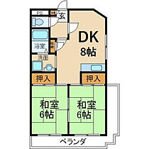 ハイクレスト宮之阪  ｜ 大阪府枚方市宮之阪4丁目（賃貸マンション2LDK・2階・52.08㎡） その2