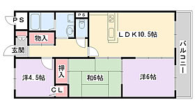 リベラルパレス寝屋川  ｜ 大阪府寝屋川市石津南町（賃貸マンション3LDK・5階・65.10㎡） その2