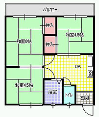 物件の間取り