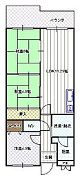 リバージュ 3LDKの間取図画像