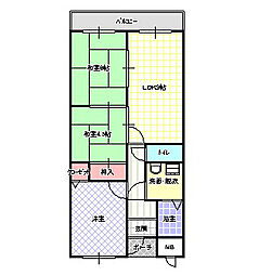 コンフォートステージ1 3LDKの間取図画像