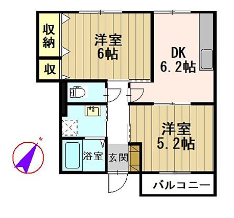 グレシェント_間取り_0