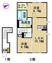 グランディール城東 203 ｜ 青森県弘前市大字城東5丁目（賃貸アパート2LDK・2階・56.11㎡） その2