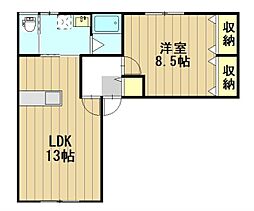 間取図画像 1LDK