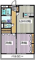 埼玉県さいたま市中央区本町西2丁目（賃貸マンション2LDK・3階・51.84㎡） その2