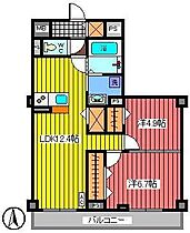 埼玉県さいたま市浦和区常盤7丁目（賃貸マンション2LDK・2階・56.72㎡） その2