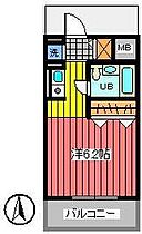 埼玉県さいたま市南区別所1丁目（賃貸マンション1R・4階・18.15㎡） その2