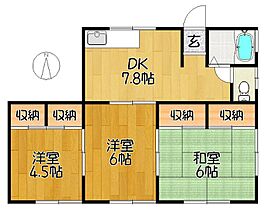 チェルト神埼 101 ｜ 佐賀県神埼市神埼町鶴（賃貸アパート3DK・1階・50.51㎡） その2