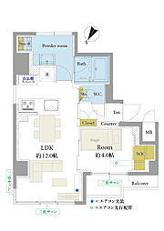 間取図画像 1LDK
