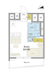 間取図画像 ワンルーム