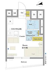 間取図画像 ワンルーム