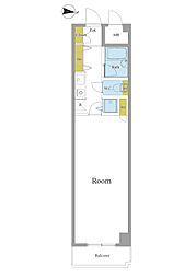 シャローム橋本 1Kの間取図画像