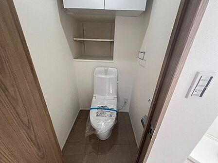 シンプルで使い勝手がよく、お掃除も楽チンなトイレです。