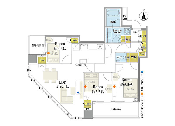 間取りを拡大表示
