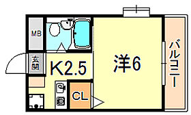 兵庫県神戸市垂水区西舞子４丁目（賃貸マンション1K・4階・19.19㎡） その2