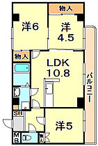 兵庫県神戸市垂水区千鳥が丘２丁目（賃貸マンション3LDK・4階・58.32㎡） その2