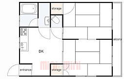 間取図画像 ワンルーム