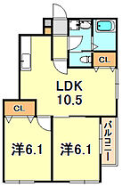 兵庫県神戸市垂水区五色山６丁目（賃貸アパート2LDK・2階・49.27㎡） その2