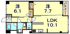 兵庫県神戸市垂水区霞ヶ丘７丁目（賃貸マンション2LDK・2階・51.30㎡） その2