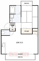 兵庫県明石市魚住町住吉２丁目（賃貸アパート1LDK・1階・45.34㎡） その2