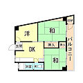 マンション朝霧2号館4階4.0万円