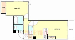 間取図画像 1LDK