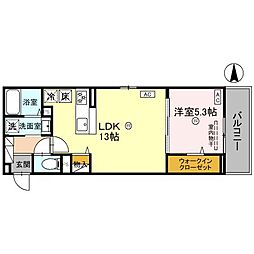 間取図画像 1LDK