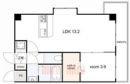 間取図画像 1LDK
