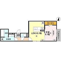 間取図画像 1LDK