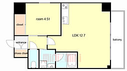 間取図画像 1LDK
