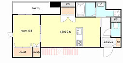 間取図画像 1LDK