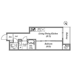 間取図画像 1LDK