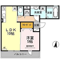 間取図画像 1LDK
