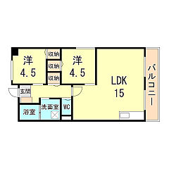 物件の間取り