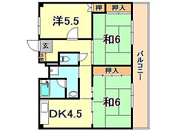 山陽電鉄本線 中八木駅 徒歩10分 2階/-