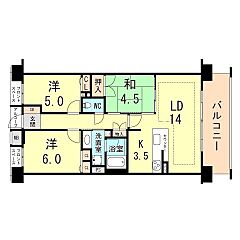 物件の間取り