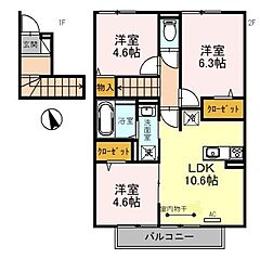 物件の間取り