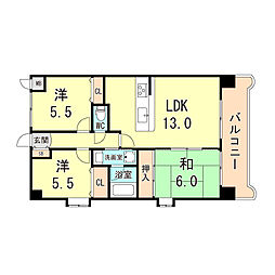 セラヴィ 3LDKの間取図画像