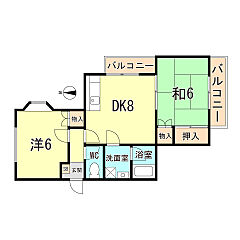 物件の間取り
