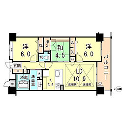 アルファステイツ大蔵海岸公園 3LDKの間取図画像