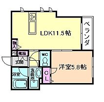 シャーメゾンラフィネ 202 ｜ 大阪府池田市満寿美町（賃貸マンション1LDK・2階・42.90㎡） その2