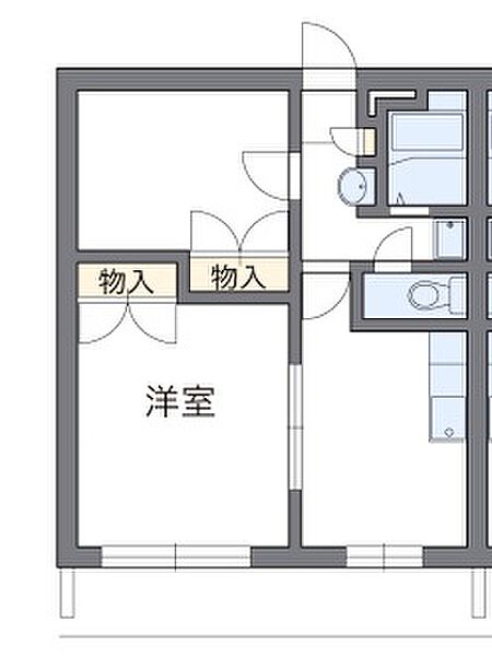 兵庫県伊丹市鋳物師４丁目(賃貸マンション2DK・1階・46.37㎡)の写真 その2