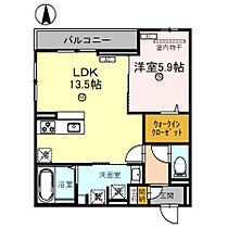 兵庫県尼崎市武庫之荘本町３丁目（賃貸アパート1LDK・3階・49.32㎡） その2