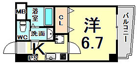 兵庫県尼崎市神田北通６丁目（賃貸マンション1K・9階・22.99㎡） その2