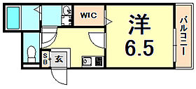 兵庫県尼崎市南清水（賃貸アパート1K・1階・24.75㎡） その2