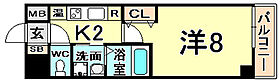 兵庫県尼崎市神田南通２丁目（賃貸マンション1K・9階・27.10㎡） その2